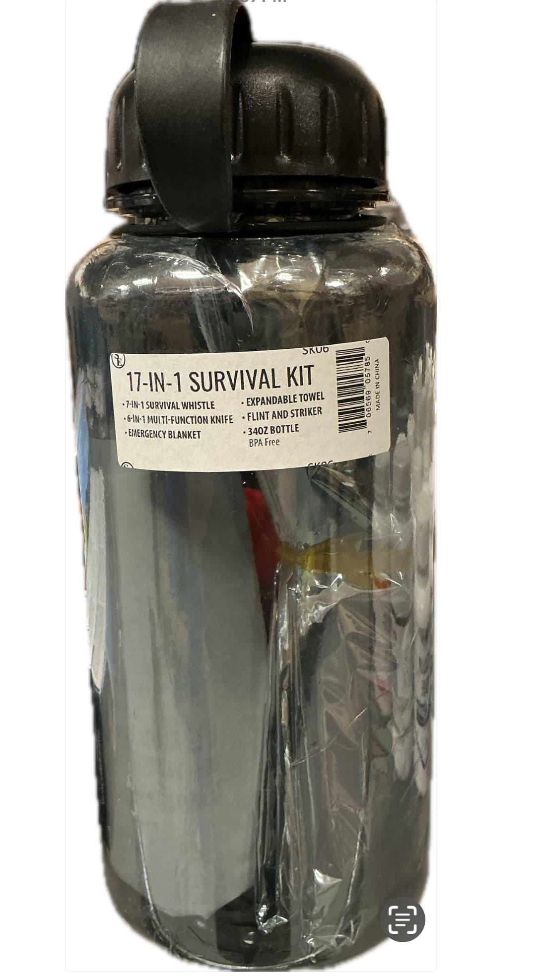 17 In 1 Survival Bottle Kit 1
