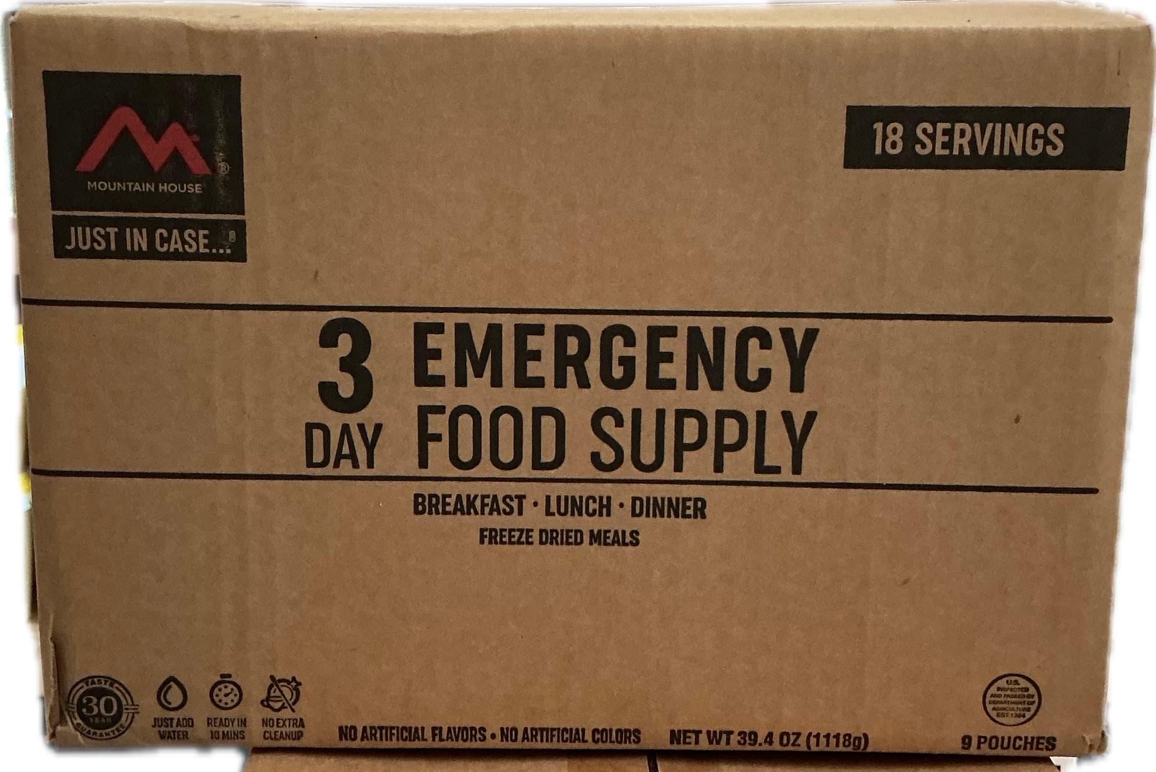 3 Day Emergency Supply 1